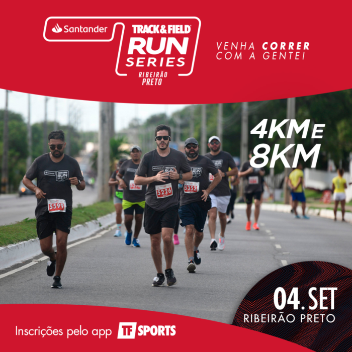 INSCREVASE! Tem mais por aí! Segunda etapa da Track&Field em Ribeirão Preto será em setembro